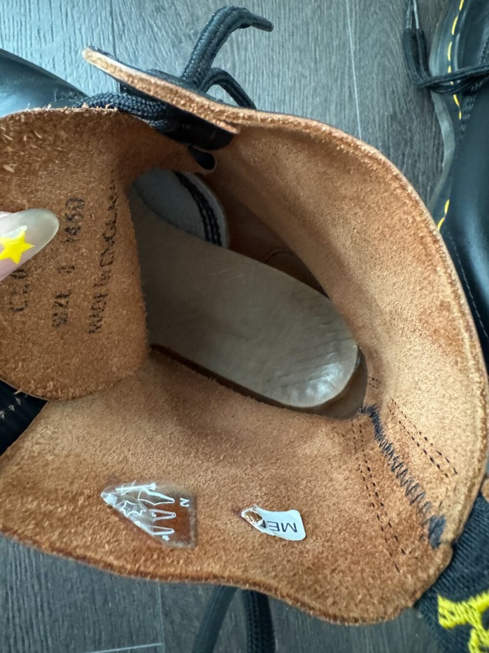 DOC MARTENS 1460 BLACK BOOT SIZEUS 9 MENS MADE IN ENGLAND - Picture 14 of 16